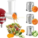 Slicer Shredder Attachment For Kitchenaid Mixers, Stainless Steel Cheese Grater. Fixed Price $20.89.