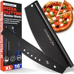 Kitchenstar 16-INCH Pizza Cutter Rocker Blade Sharp Inch, Black. Fixed Price $42.31.