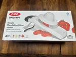New Oxo Good Grips Simple Mandoline Slicer 1273180 White Nib Japanese Steel. Fixed Price $39.95.