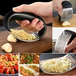 Garlic Press Crusher Mincer Chopper Peeler Squeeze Ginger Cutter Stainless Steel. Fixed Price $6.89.