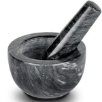 Tera Mortar And Pestle Set Natural Marble Grinder Spice Herb Pill Cru.... Fixed Price $25.91.