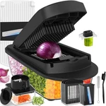 12 Blade ALL-IN-1 Vegetable Chopper Mandoline Slicer With Container, Spiralizer. Fixed Price $60.90.