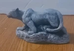 Mount Saint St Volcanic Ash Hand Carved Cougar Volcano Eruption Wa. Fixed Price $18.00.