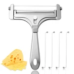 Stainless Steel Cheese Slicer With 4 Extra Wires Adjustable Thickness, H.... Fixed Price $12.63.