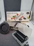 Food Slicer Stainless Steel Adjustable Mandoline Kitchen Tool Vegetable Fruit. Fixed Price $47.99.
