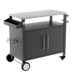 Outdoor Kitchen Island Bbq Grilling Table Food Preparation Cart Storage Cabinet. Fixed Price $269.99.