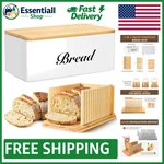 Farmhouse Style Bread Slicer & Storage Box - Precision Slicing For Home Baking. Fixed Price $50.39.