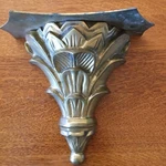 Vintage Decorative Crafts Inc Wall Bracket Shelf Corbel! Solid Brass No 4552. Fixed Price $69.00.