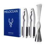 Crab Crackers And Tools Set - Premium 2 Lobster 6 ... Usa Fast Ship. Fixed Price $107.93.