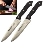 2 Pk Chef Knife 7" Sharp Blade Stainless Steel Home Cooking Kitchen Professional. Fixed Price $8.89.