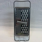 Vintage Ekco Usa Stainless Steel 3-IN-ONE Flat Grater/slicer W/ Handles. Fixed Price $10.00.