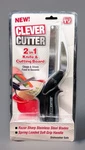 Clever Cutter 2 IN1 Knife Cutting Board Scissors - Chops And Slices Food New. Fixed Price $11.99.