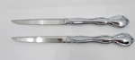 Carvel Hall CVH1 - 2 Steak Knives 3/8" 11Q. Fixed Price $14.98.