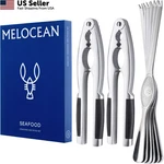 Crab Crackers And Tools Set - Premium 2 Lobster Large, Metallic. Fixed Price $120.63.