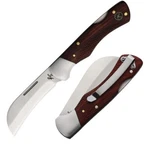 Roper Knives Klondike Folding Knife D2 Tool Steel Blade Checkered Wood Handle. Fixed Price $32.29.