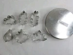 Cutters Pack 6 Stainless Steel Leaves Shapes Small Cookie Fondant Clay Oak Maple. Fixed Price $8.99.