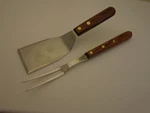 Dexter Set 85849 4X3 Hibachi Grill Bbq Spatula And 13.5IN Fork S2896 FACTORY2ND. Fixed Price $31.99.
