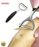 1PCS Stainless Steel Vegetable Cutter & Peeler - Versatile Kitchen Gadget New. Fixed Price $9.20.