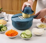 12-IN-1 Multi-functional Vegetable Chopper And Slicer Perfect For Commercial. Fixed Price $27.99.