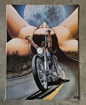 Vintage Easyriders David Mann Magazine Full Page 69 Shovelhead Chopper Hd Art Mc. Fixed Price $19.99.