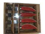 4 Pc Spreader Set Watermelon Stainless Steel Knives Cheese. Fixed Price $9.99.