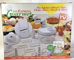 The Express Gourmet Hand Food Processor Complete Set As Seen On Tv Chop Shred +. Fixed Price $17.95.