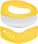 14IN Pizza Cutter Rocker Blade Stainless Steel Heavy Duty Kitchen Slicer. Fixed Price $9.95.