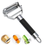 Deiss Pro Dual Julienne Peeler & Vegetable Non-slip Comfortable Handle. Fixed Price $11.79.