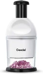 Geedel Manual Food Chopper Vegetable Dicer Easy Clean Hand Pull Cutter Tool. Fixed Price $34.99.