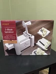 Veggiespize 5-BLADE Counter Top Spiralizer Vegetable Slicer White. Fixed Price $11.00.
