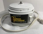 Vintage Presto Tater Twister Electric Curly Potato Cutter Base Only Tested. Fixed Price $17.99.