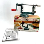 Norpro 866R Apple Master Parer Slicer Corer Vacuum Base W/box & Manual (a). Fixed Price $24.99.