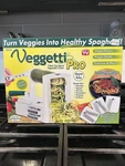 Vegetable Cutter Veggetti Pro Top Spiral With 3 Stainless Steel Blades. Fixed Price $30.00.