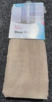 Just Home Voile Panel Taupe 59 84INCH Sheer Curtains Big Lots. Fixed Price $8.00.