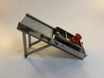 Bron Stainless Steel Adjustable Manual Mandoline Slicer W/ Hand Guard 16. Fixed Price $60.00.