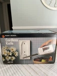 Black Decker 9 Cordless Knife White Wall Mount Space Saver KEK150 Nib. Fixed Price $30.30.