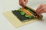 Sushi Rolling Mat Nonstick Plastic Roller Beige 10.5 X 9.8 Inch Pat & Doris. Fixed Price $47.25.