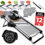 Uyoyous French Fry Cutter Wall Mount Potato For Fries With 1/2'' 3/8'' 1/4''. Fixed Price $54.79.