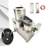 Commercial Stem And Root Fruit Vegetable Washing & Cutting Prep Machine 110V. Fixed Price $2125.20.