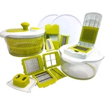 Megachef Salad Spinner 10-IN-1 Multi-use 8-BLADES Slicer Dicer Chopper Compact. Fixed Price $30.00.