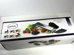 Wiztus Deluxe Stainless Steel Mandoline Slicer 5 Blades Chrome & Food Holder. Fixed Price $24.95.