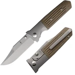 Terrain 365 Sts-atb Folding Knife 3.5" Terravantium Steel Blade Micarta Handle. Fixed Price $374.59.