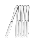 Atb Dinner Knives Set, Stainless Steel Table Knife, Butter Spreder, 6. Fixed Price $20.53.