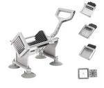 Commercial Vegetable Chopper French Fry Cutter Stainless Steel W/ 4 Sizes Blades. Fixed Price $54.26.