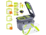 Miibox 22-IN-1 Vegetable Chopper With Container Gray Save Cooking Time Nib. Fixed Price $15.99.