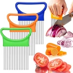 Fantexy 3PIECES Onion Holder For Slicing, Stainless Steel Cutter. Fixed Price $16.59.