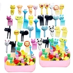 36 Pcs Animal Food Cute Cartoon Fruit Toothpicks,reusable .... Fixed Price $13.71.