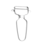 Monaco Classic Swiss Peeler, Carbon Steel Blade, Stainless Handle Silver. Fixed Price $8.41.