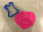 Cute Newborn Baby Girl Dress Cookie Cutter. Fixed Price $7.50.