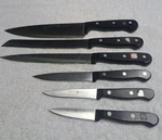 Wusthof Gourmet Knife Set Germany 6 Pcs Chef Bread Slicer Friut, Paring,. Fixed Price $129.00.